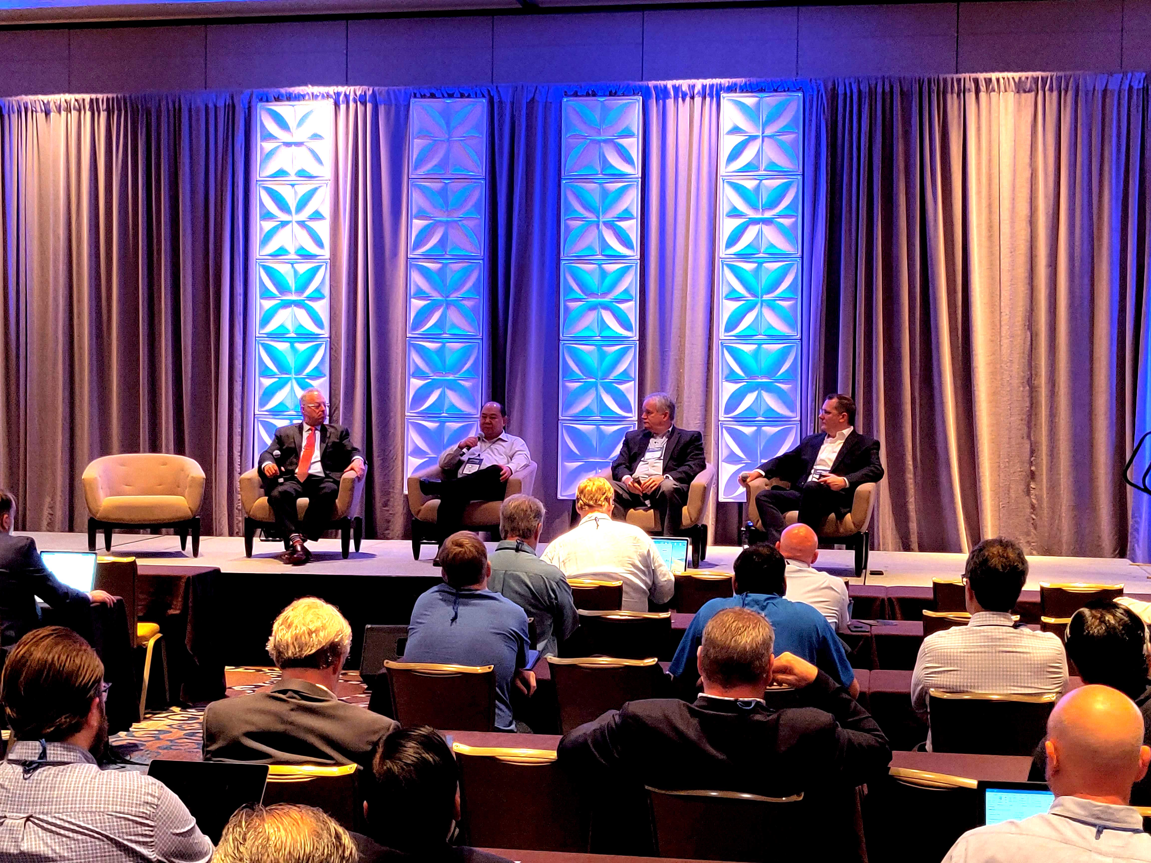 Robin Chow, President of XBASE Technologies, speaks at MSPWorld 2019 in Austin, Texas
